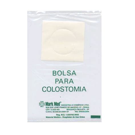 bolsa para colostomia descartavel